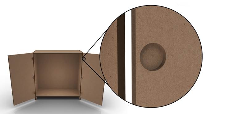 Hinge Hole