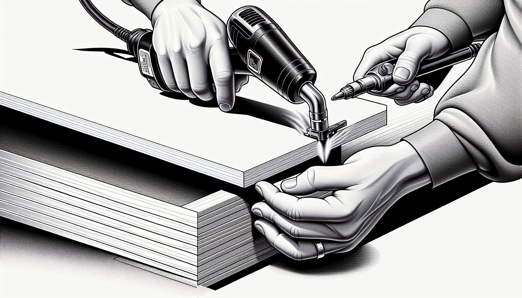 Precision cutting of MDF with a table saw